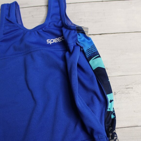 Speedo Baby Boy's 1 Pc Swimsuit Size 12-24 Months Rashguard Floatation - Picture 4 of 6